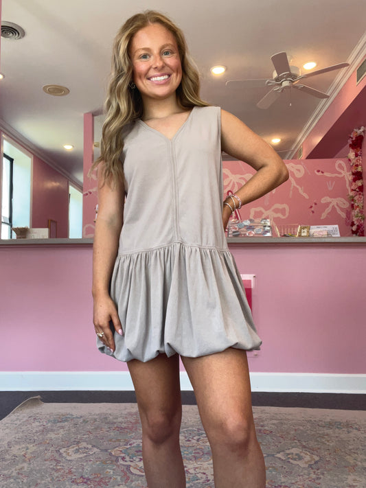 BUBBLE DRESS W SHORTS