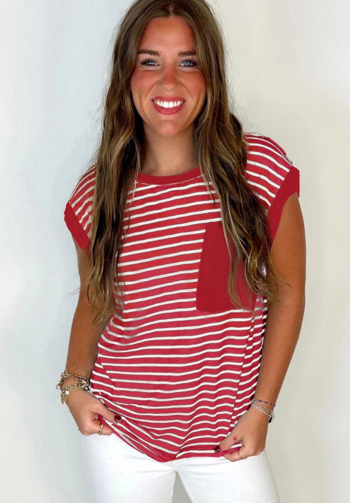 RED STRIPED